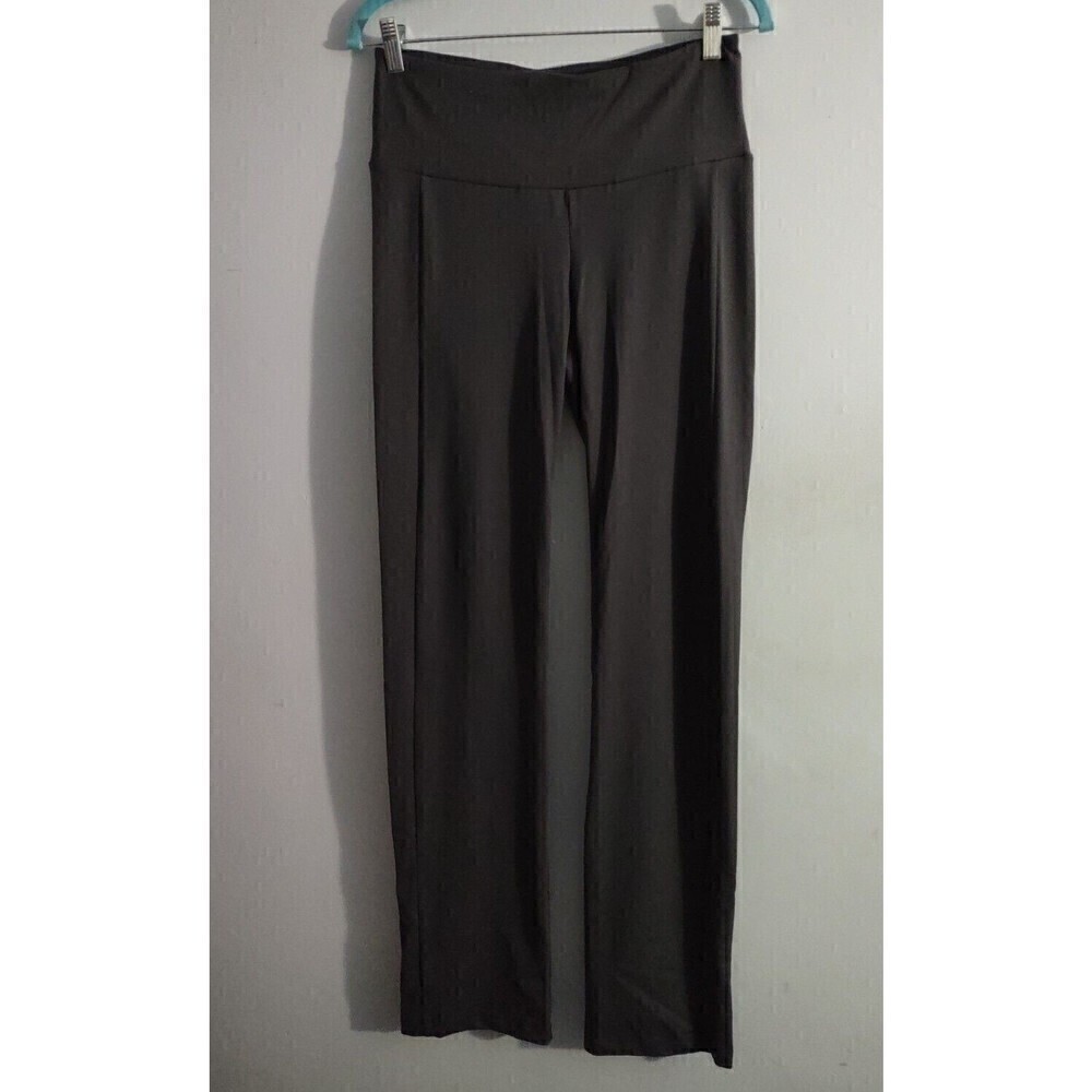 BetaBrand Classic Straight  Dress Yoga Pants, Charcoal - Women's M Long Tall
